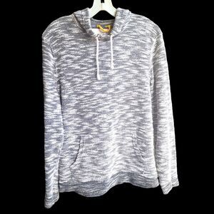 Anthropologie Koto Sweatshirt Hoodie Pouch Pocket Oversized S Cotton Blend Gray